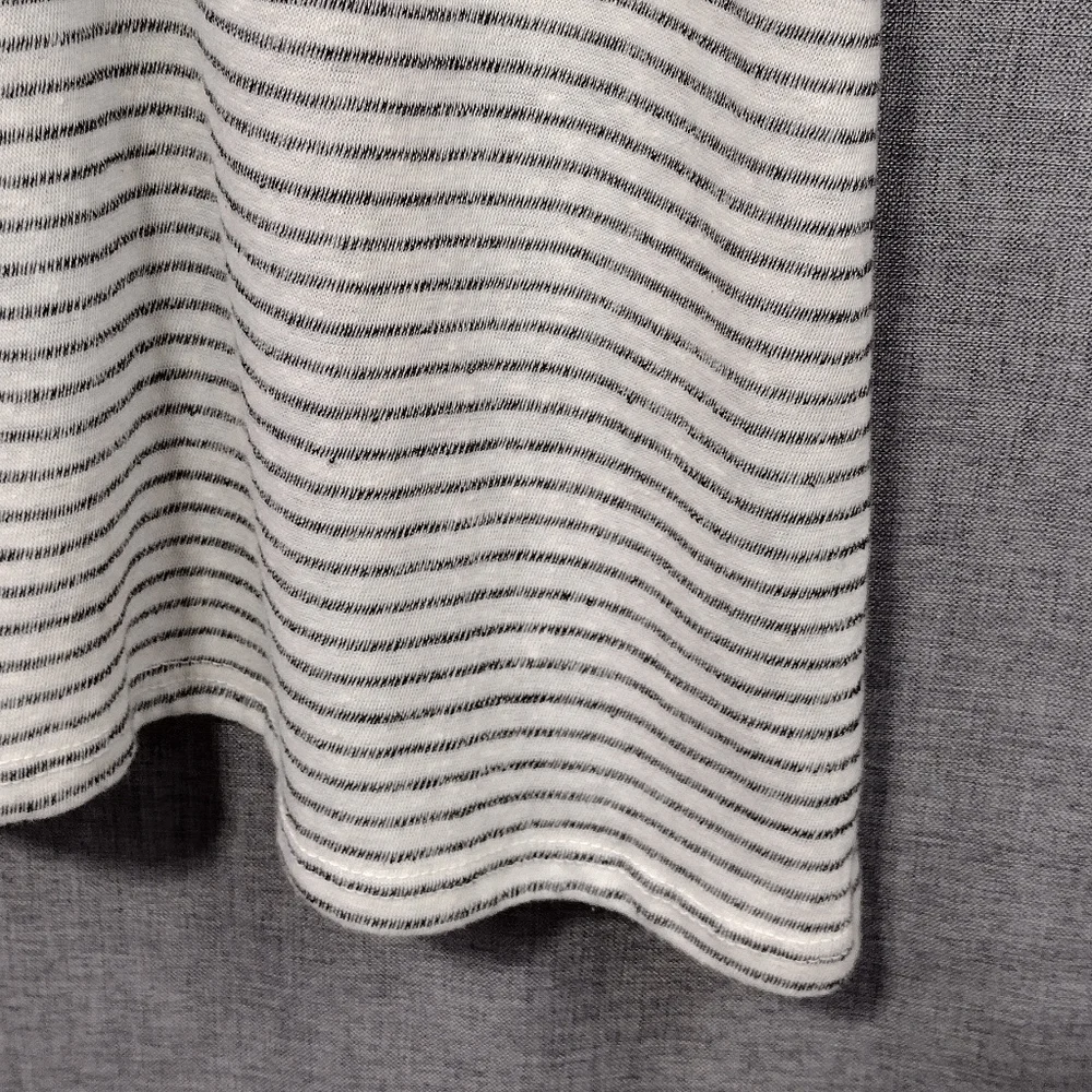 NWT Billabong By and By Cream Striped Swing Dress Women's XS Casual Retro Beach - Picture 5 of 11